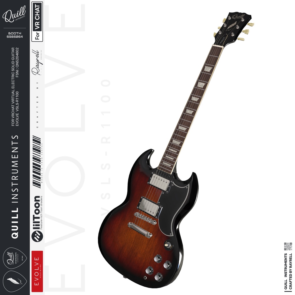 EVOLVE - VRエレクトリックギター 【VRChat想定】