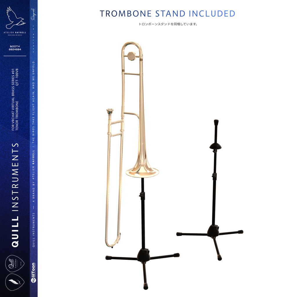 Tenor Trombone - QTT-100VB 【VRChat想定】