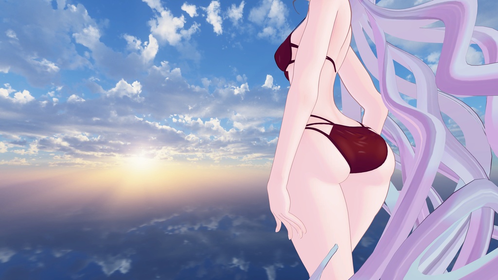 素体付き水着モデル【VRC想定】Ver 1.0.1