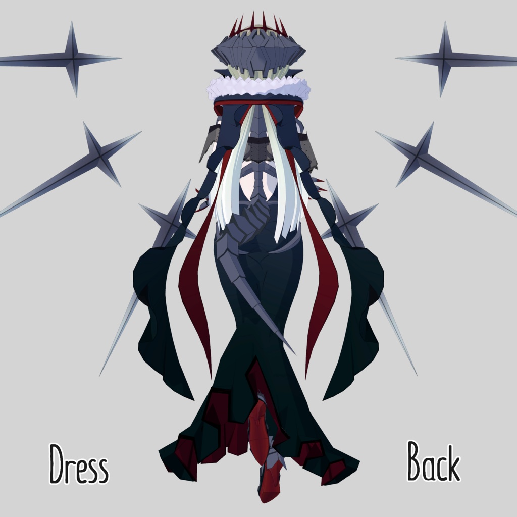 【SALE】Ahzid-Lun-Kulaas Ver.1.0.2【VRC想定オリジナル3Dモデル】