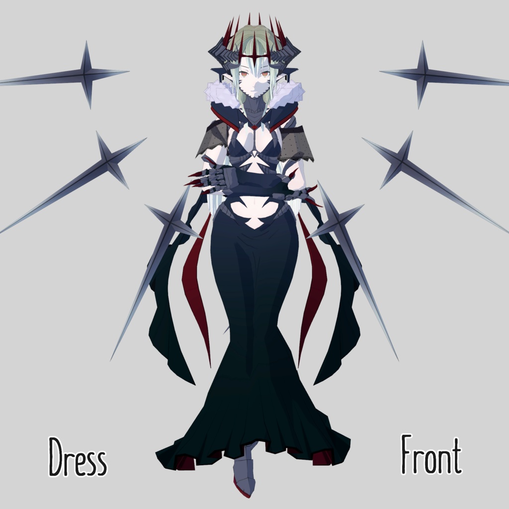 【SALE】Ahzid-Lun-Kulaas Ver.1.0.2【VRC想定オリジナル3Dモデル】