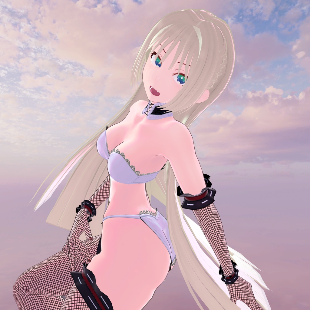 VRCアバター向けヘアセット「CustomHair 2nd」Ver.1.0.1