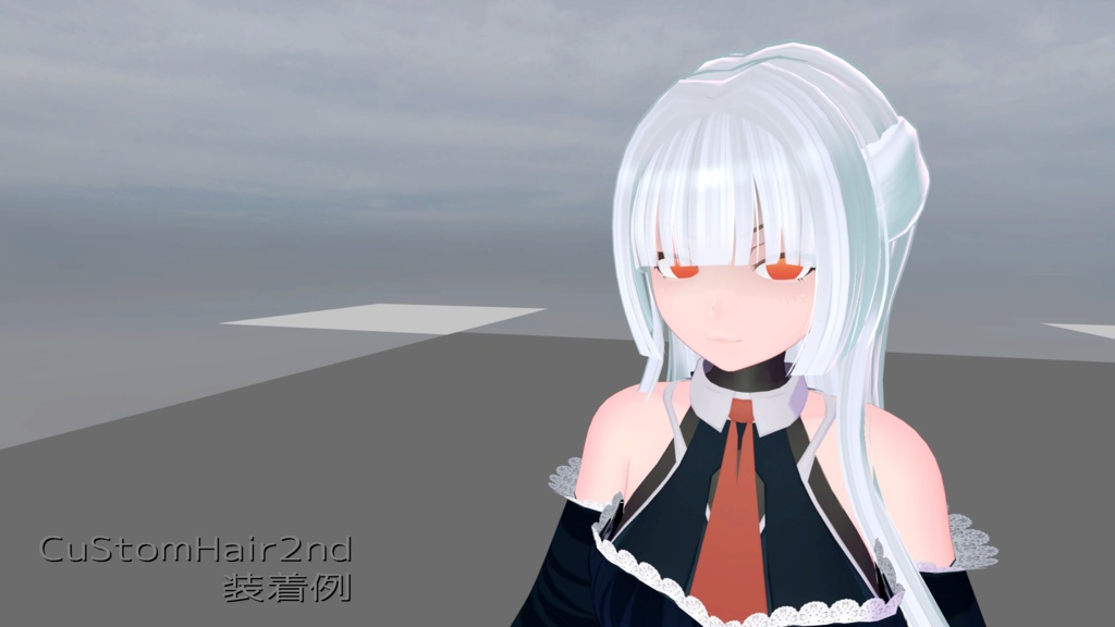 VRCアバター向けヘアセット「CustomHair 2nd」Ver.1.0.1