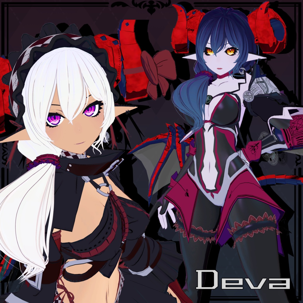 Deva(デーヴァ) ExF Ver.1.0.2【VRC想定オリジナル3Dモデル】