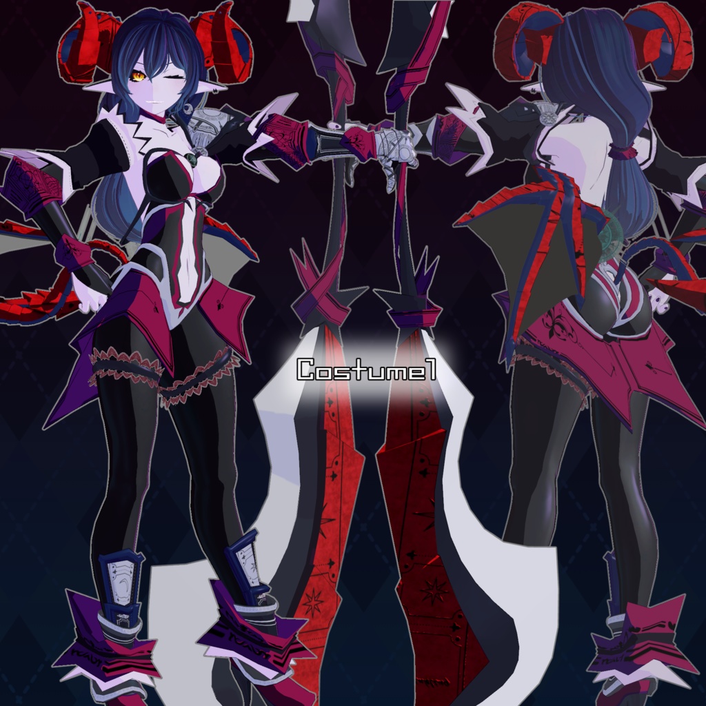 【SALE】Deva(デーヴァ) ExF Ver.1.0.2【VRC想定オリジナル3Dモデル】