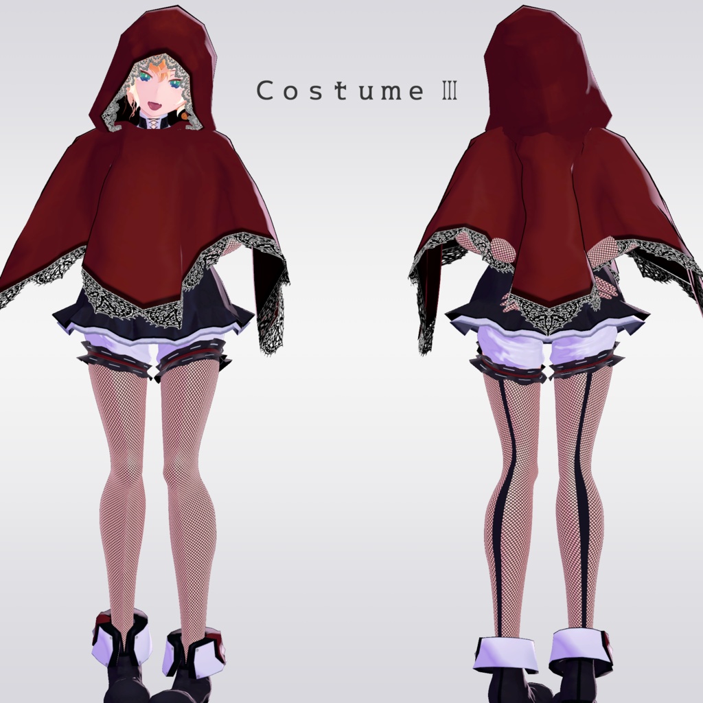 おとな赤ずきん ExF Ver.1.0.2【VRC想定オリジナル3Dモデル】