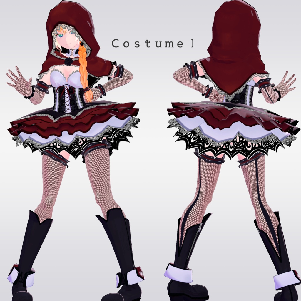 おとな赤ずきん ExF Ver.1.0.2【VRC想定オリジナル3Dモデル】