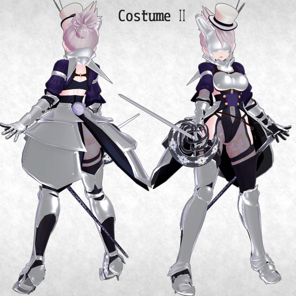 Lady Alstroemeria(レディ・アルストロメリア) ExF Ver.1.0.1【VRC想定オリジナル3Dモデル】