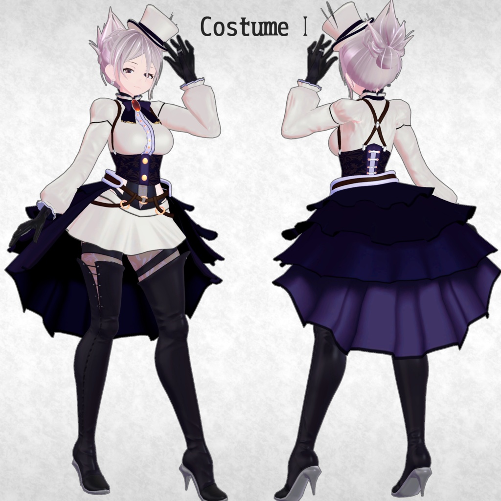 Lady Alstroemeria(レディ・アルストロメリア) ExF Ver.1.0.1【VRC想定オリジナル3Dモデル】