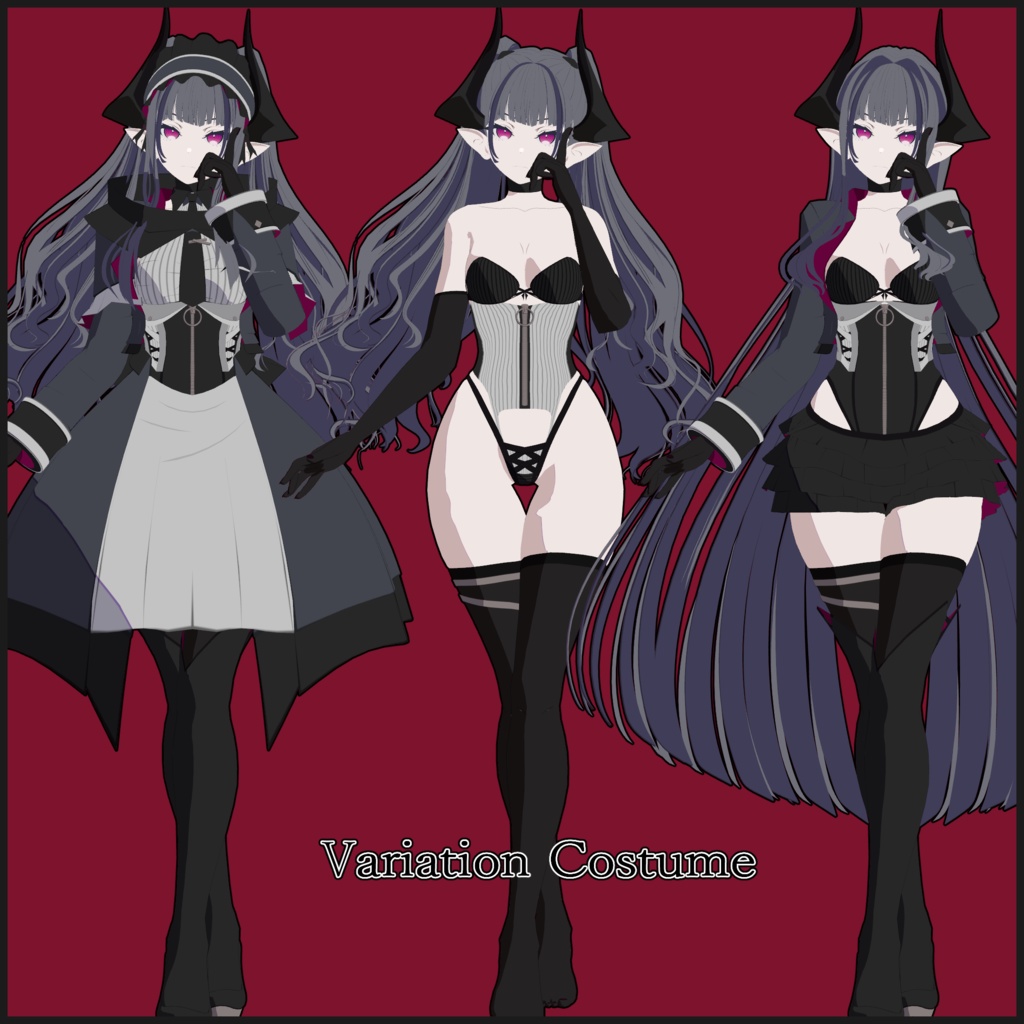 【SALE】【SBOシリーズ】Roa(ロア) Ver.1.1.0【VRC想定オリジナル3Dモデル】