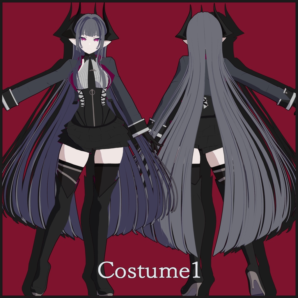 【SALE】【SBOシリーズ】Roa(ロア) Ver.1.1.0【VRC想定オリジナル3Dモデル】