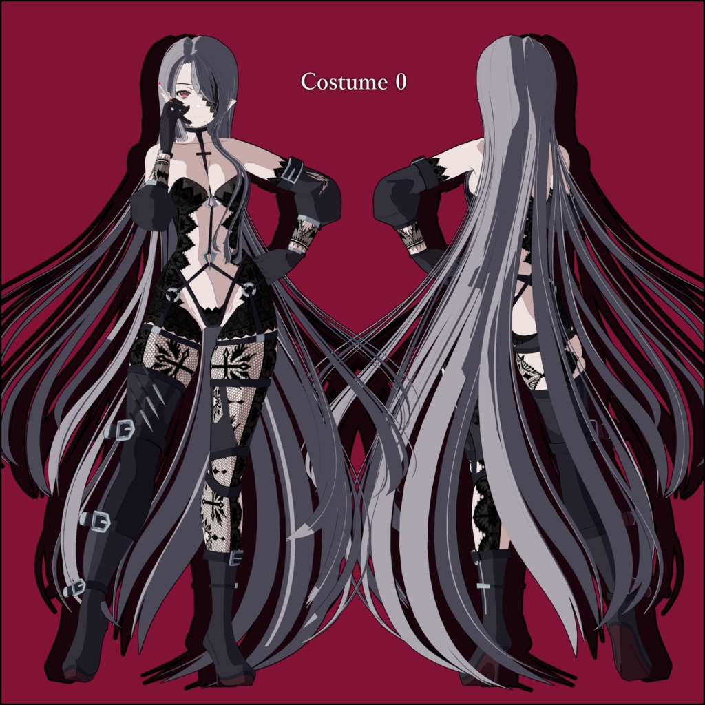 【SALE】【SBOシリーズ】Sesiria S.laiahTel(セシリア・S・ライアーテル) Ver.1.1.0【VRC想定オリジナル3Dモデル】