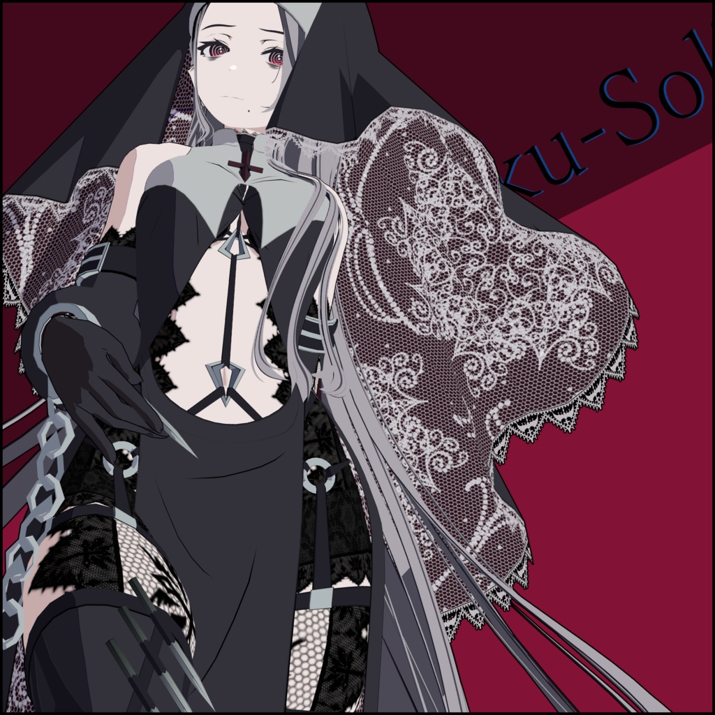 【SALE】【SBOシリーズ】Sesiria S.laiahTel(セシリア・S・ライアーテル) Ver.1.1.0【VRC想定オリジナル3Dモデル】