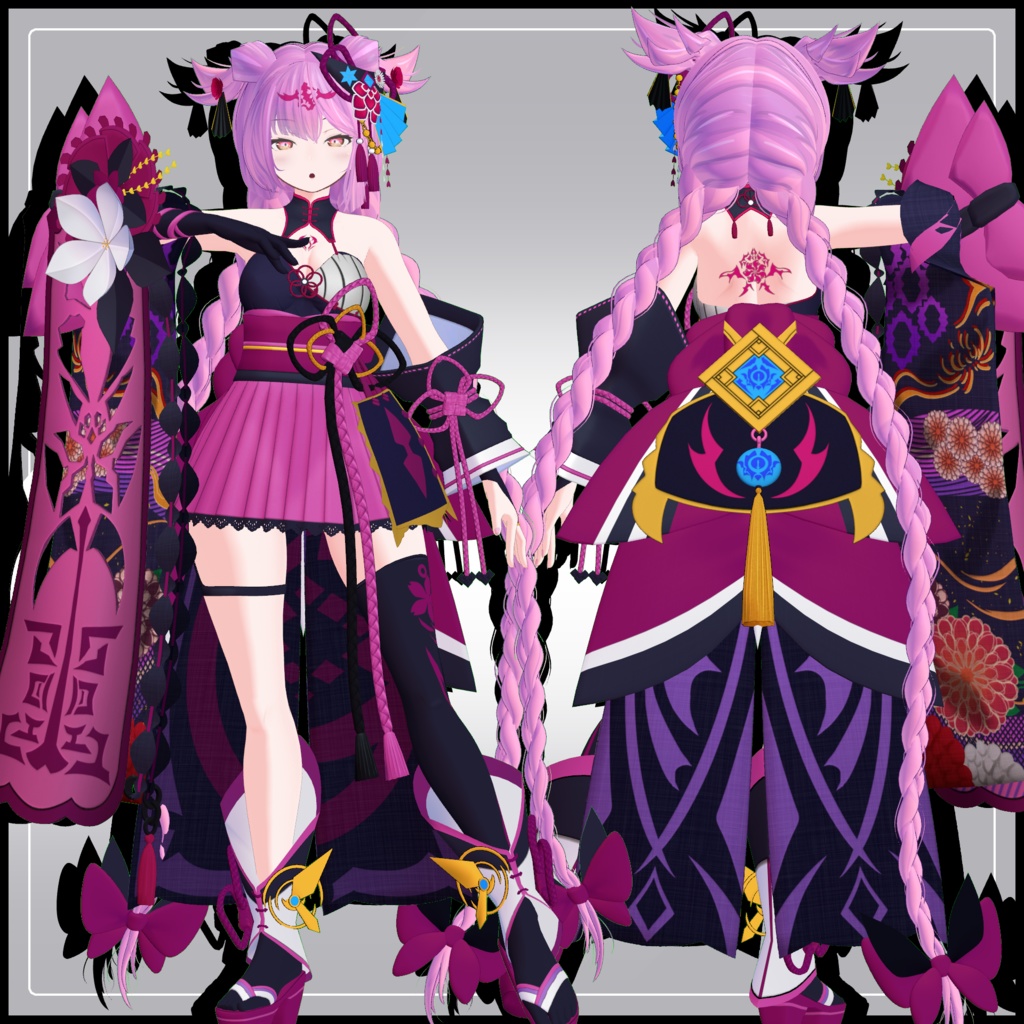 Cynthia(シンシア) Ver.1.0.1【VRC想定オリジナル3Dモデル】