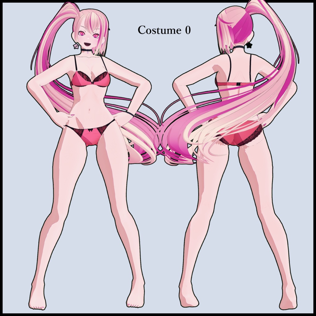 【SBOシリーズ】ひびき(Hibiki) Ver.1.1.0【VRC想定オリジナル3Dモデル】