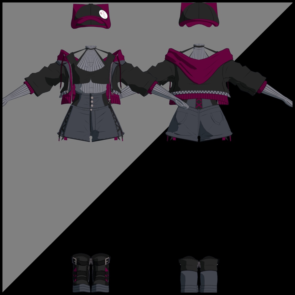 【SBOシリーズ共通衣装】ExCostume Ver.1.1.0【ModularAvatar対応】