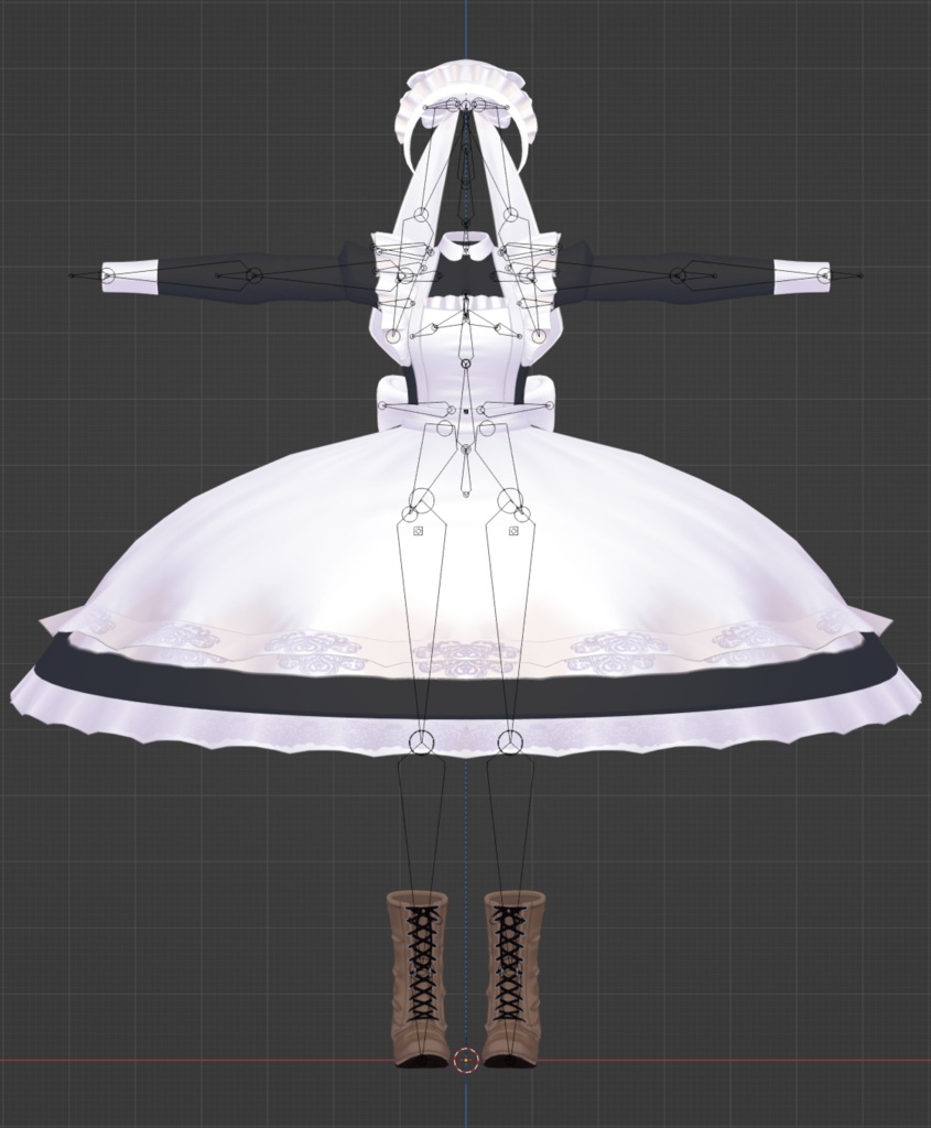 【複数アバター対応】SSS ClassicalMaid Ver 1.1.0【汎用衣装】