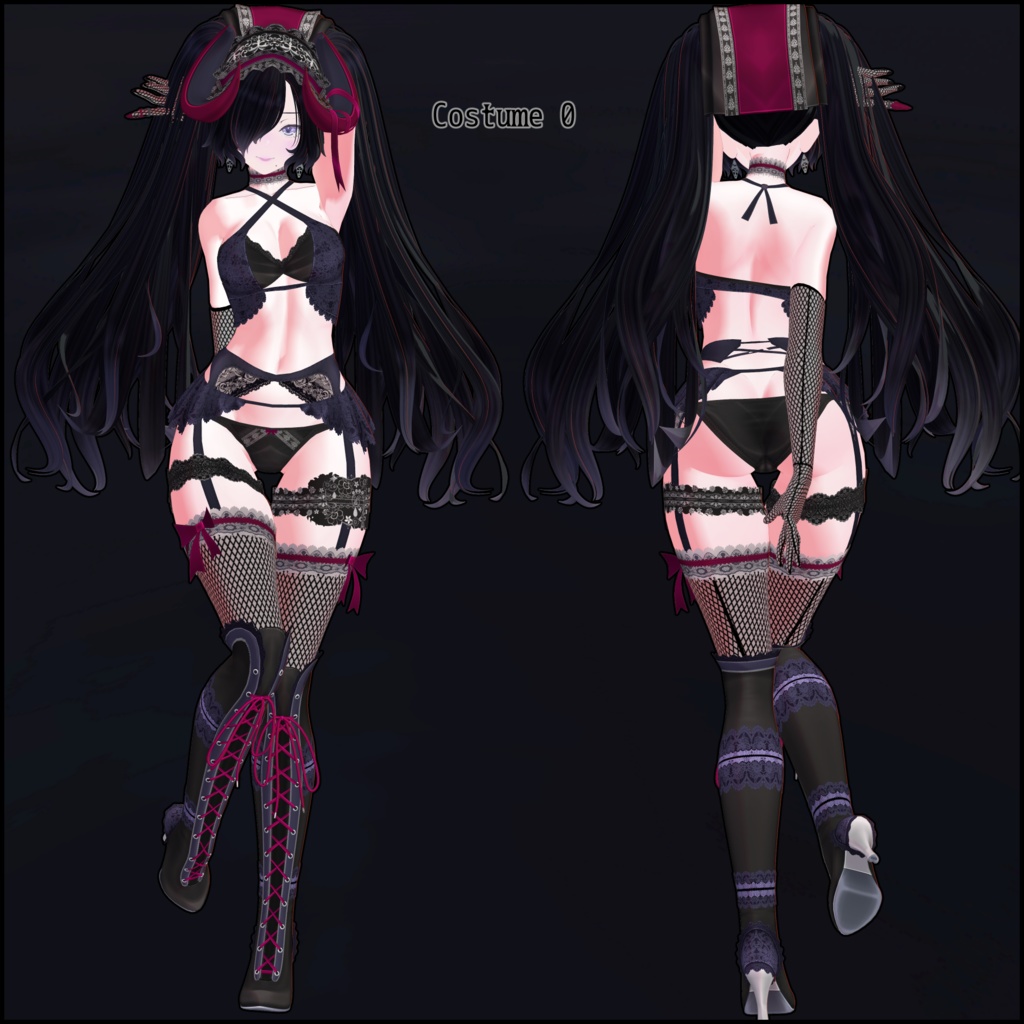 【SALE】【SBOシリーズ】ill(イル) Ver.1.1.0【VRC想定オリジナル3Dモデル】