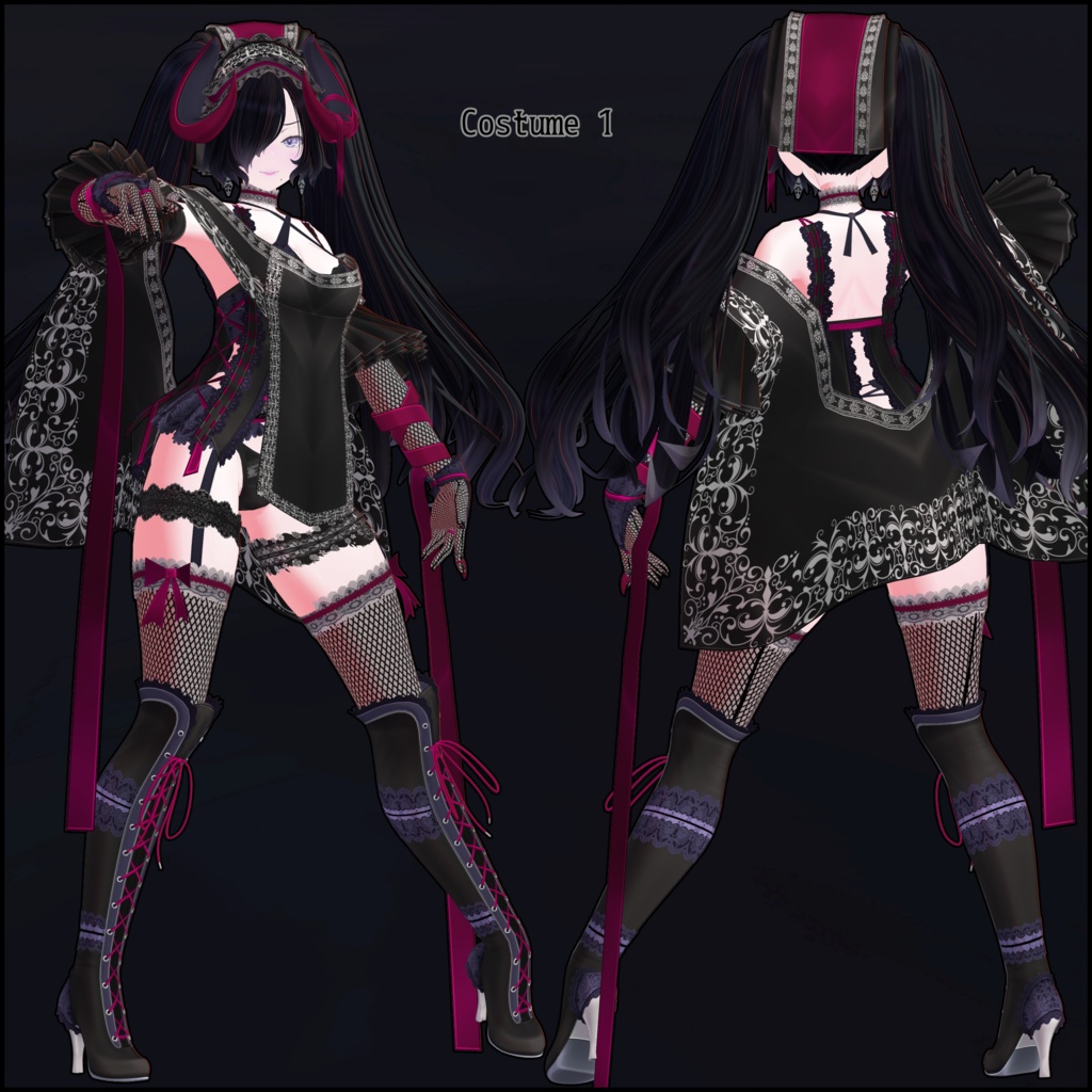 【SALE】【SBOシリーズ】ill(イル) Ver.1.1.0【VRC想定オリジナル3Dモデル】