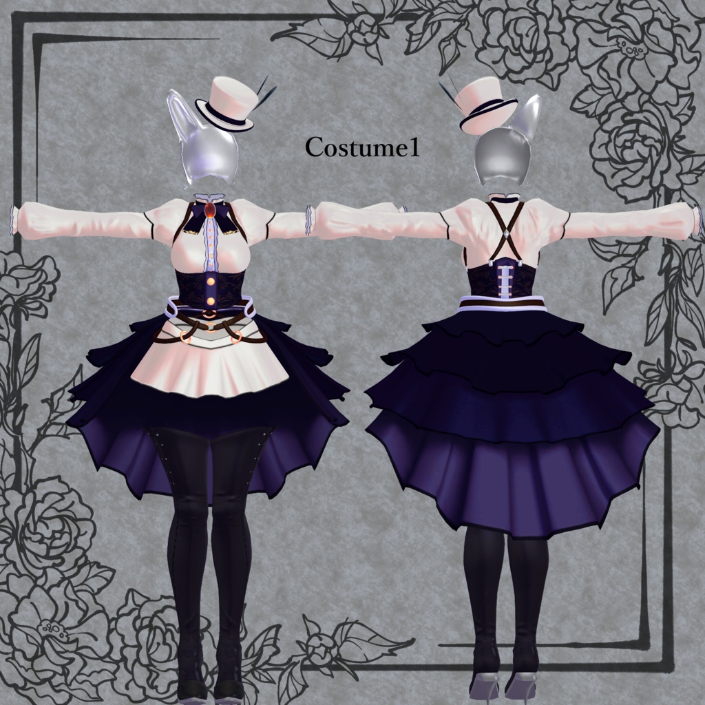 【SBOシリーズ共通衣装】SBO with Alstroemeria Ver.1.0【ModularAvatar対応】