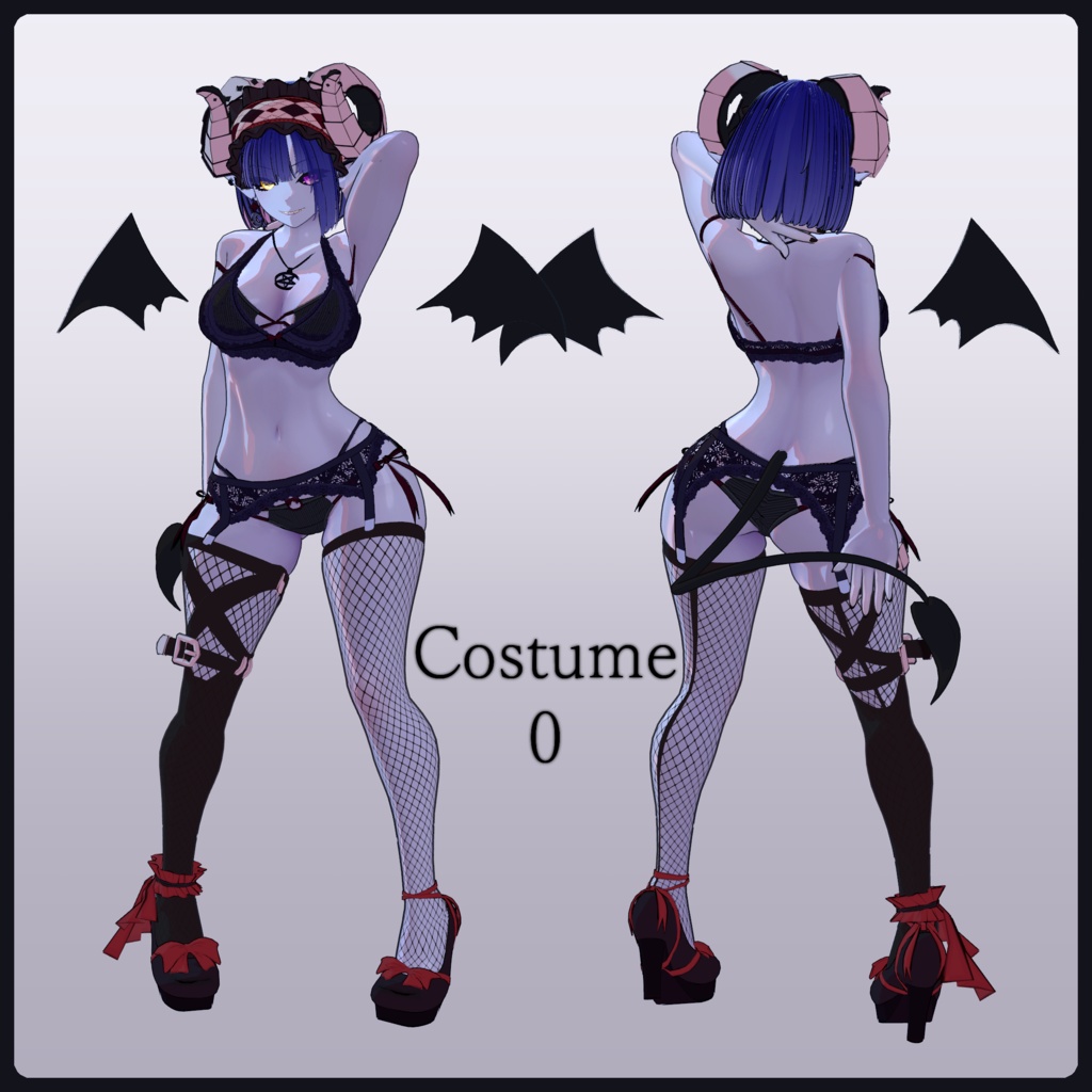 Deva_Re:2【VRC対応オリジナル3Dモデル】