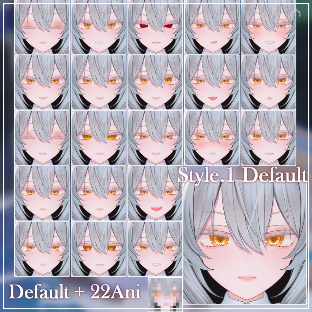 【ミルティナMilltina】Throns_Eyes、MakeUp、BlendShape