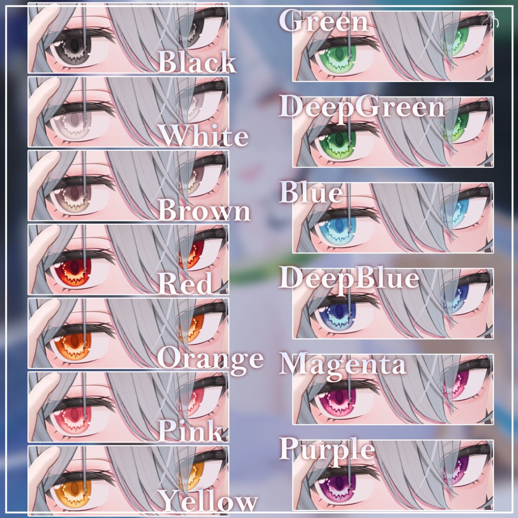 【ミルティナMilltina】Throns_Eyes、MakeUp、BlendShape