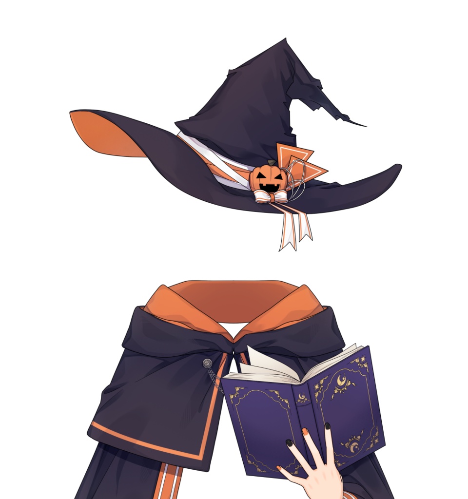 ハロウィン素材・魔法使い