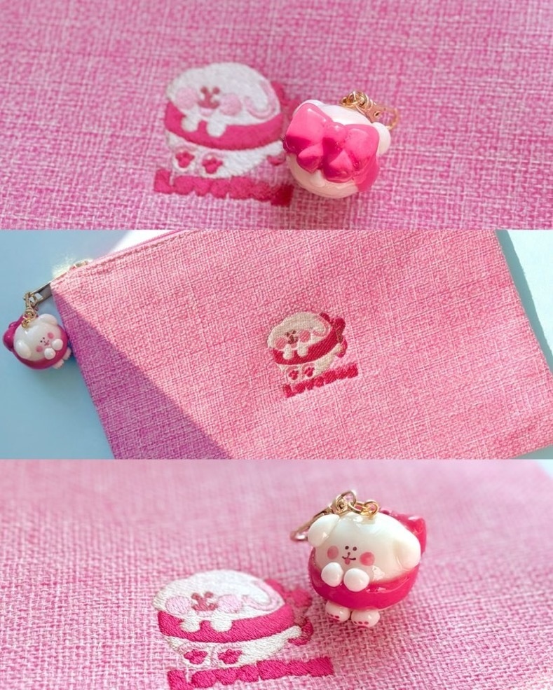 ラブドッグポーチ＆キーホルダー