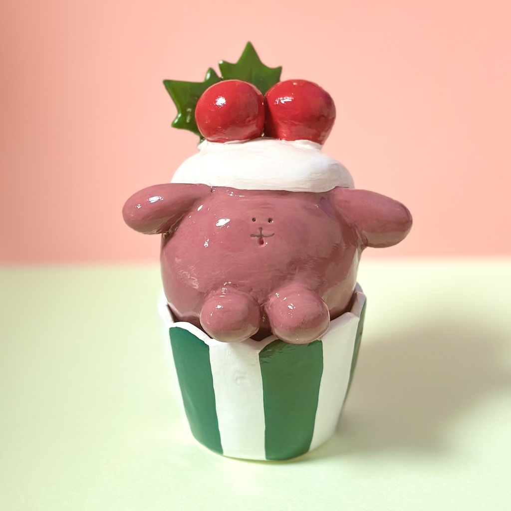 🎄ヒイラギカップケーキドッグ🍒