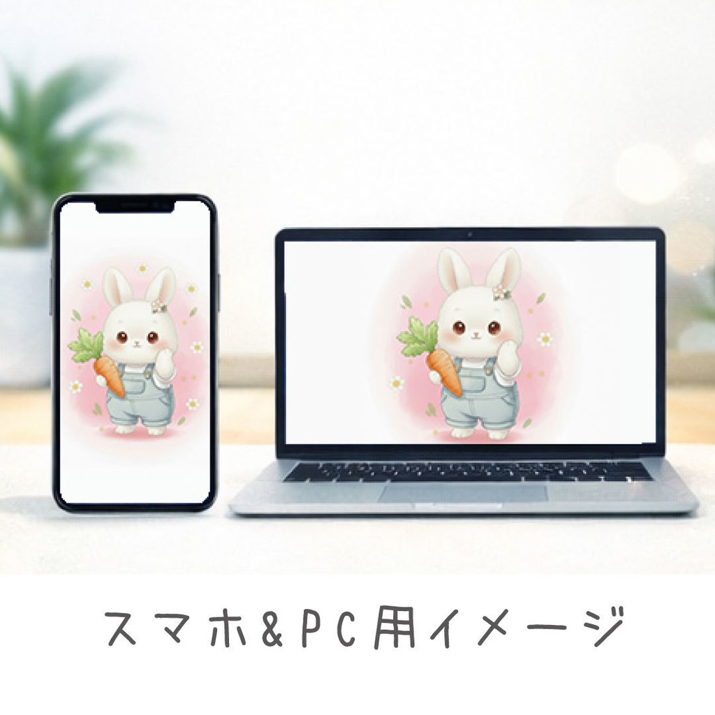うさぎのしずく|やさしい気持ちになれるスマホ&PC壁紙