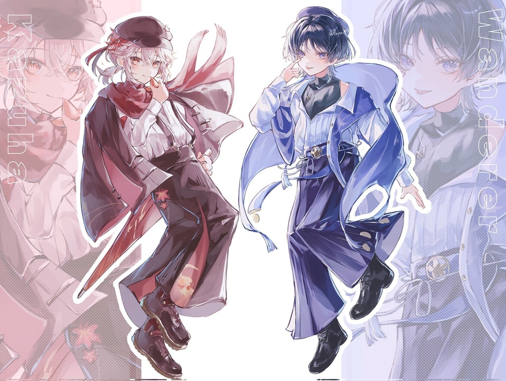 楓原万葉＆放浪者　アクリルスタンド