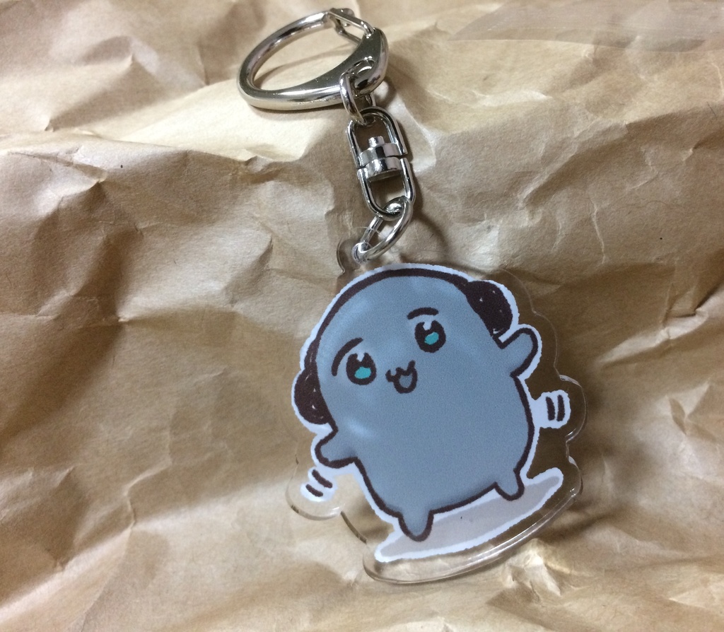 ごまぷりんチャンアクキー