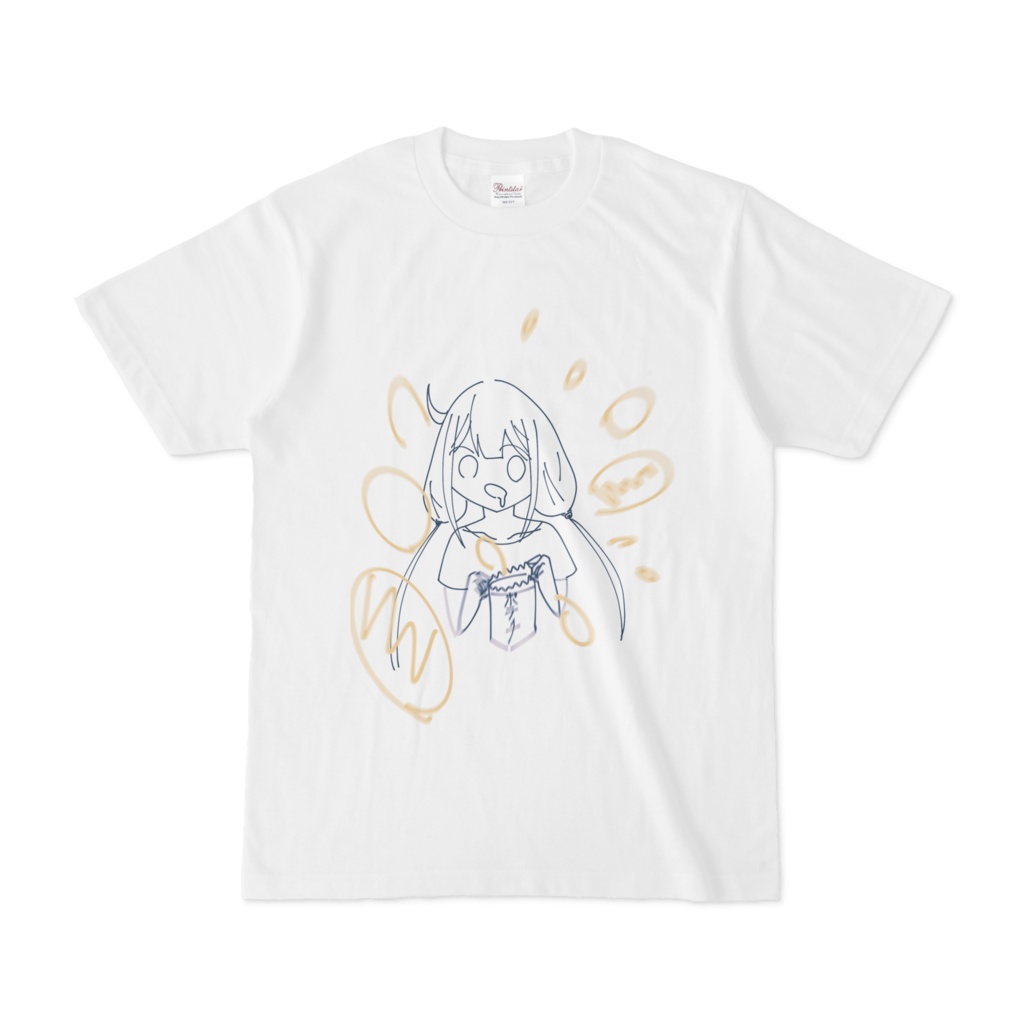 ポテチ爆発tシャツ いちみ屋 Booth