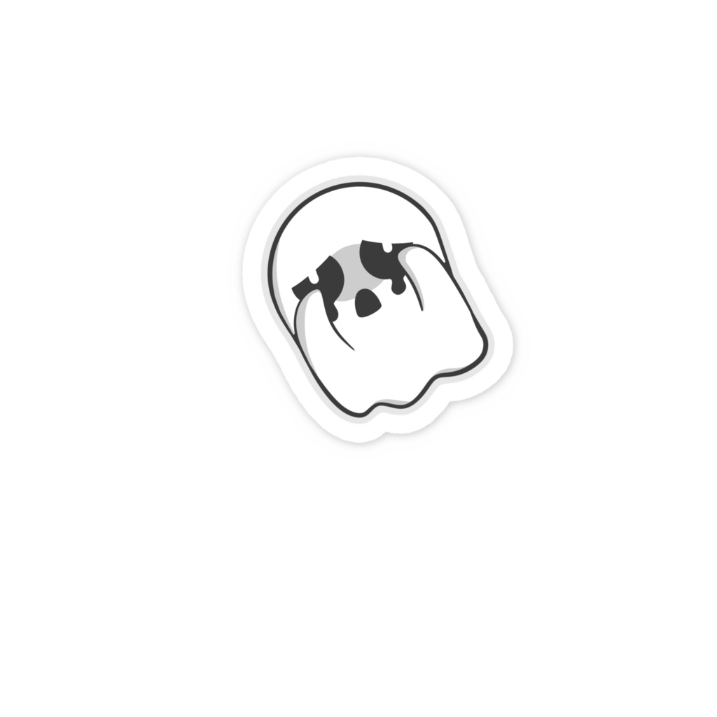 なくおばけステッカー