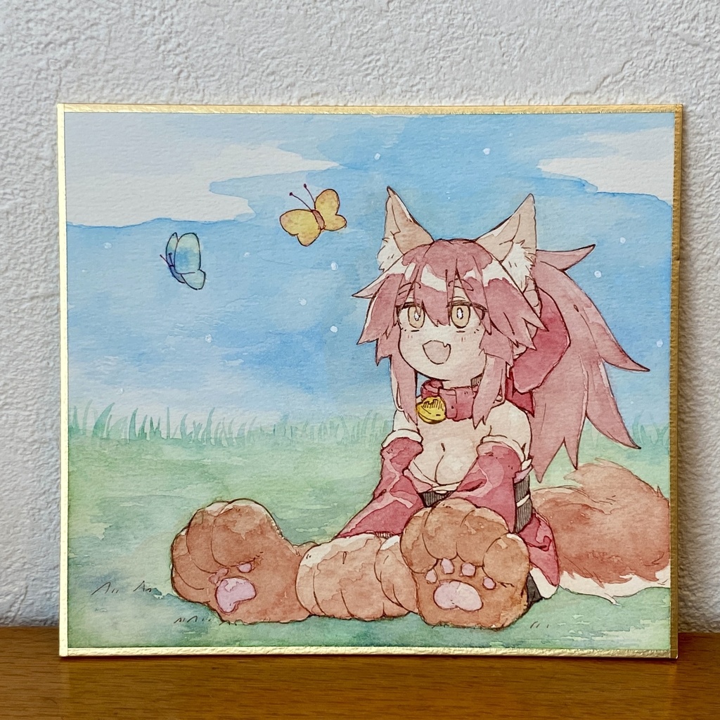 D ミニ色紙 のほほんキャット
