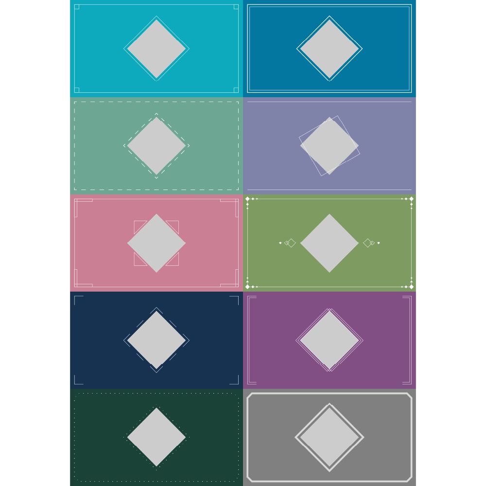 【無料/投げ銭】新ココフォリア用お部屋セット02 まるしかく