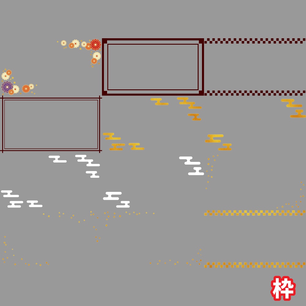 【無料/投げ銭】新ココフォリア用お部屋セット05 和風-茜-