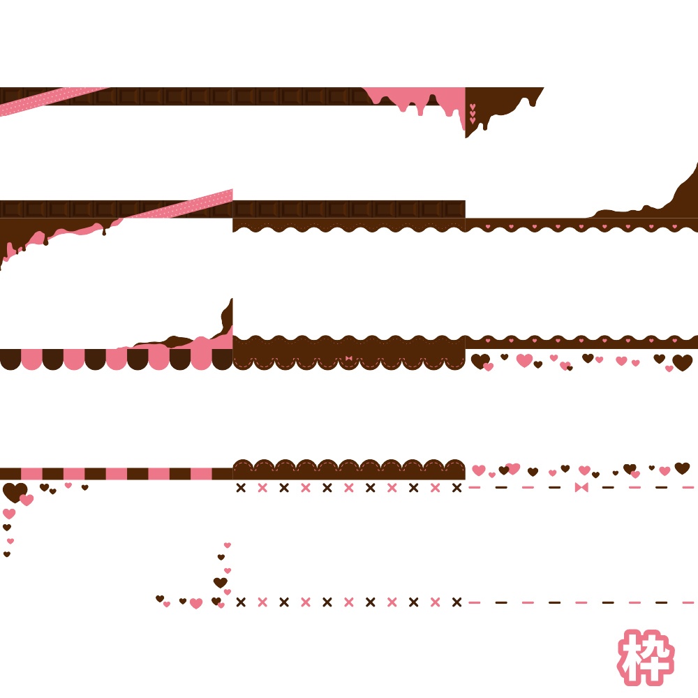 【無料/投げ銭】新ココフォリア用お部屋セット06 チョコ