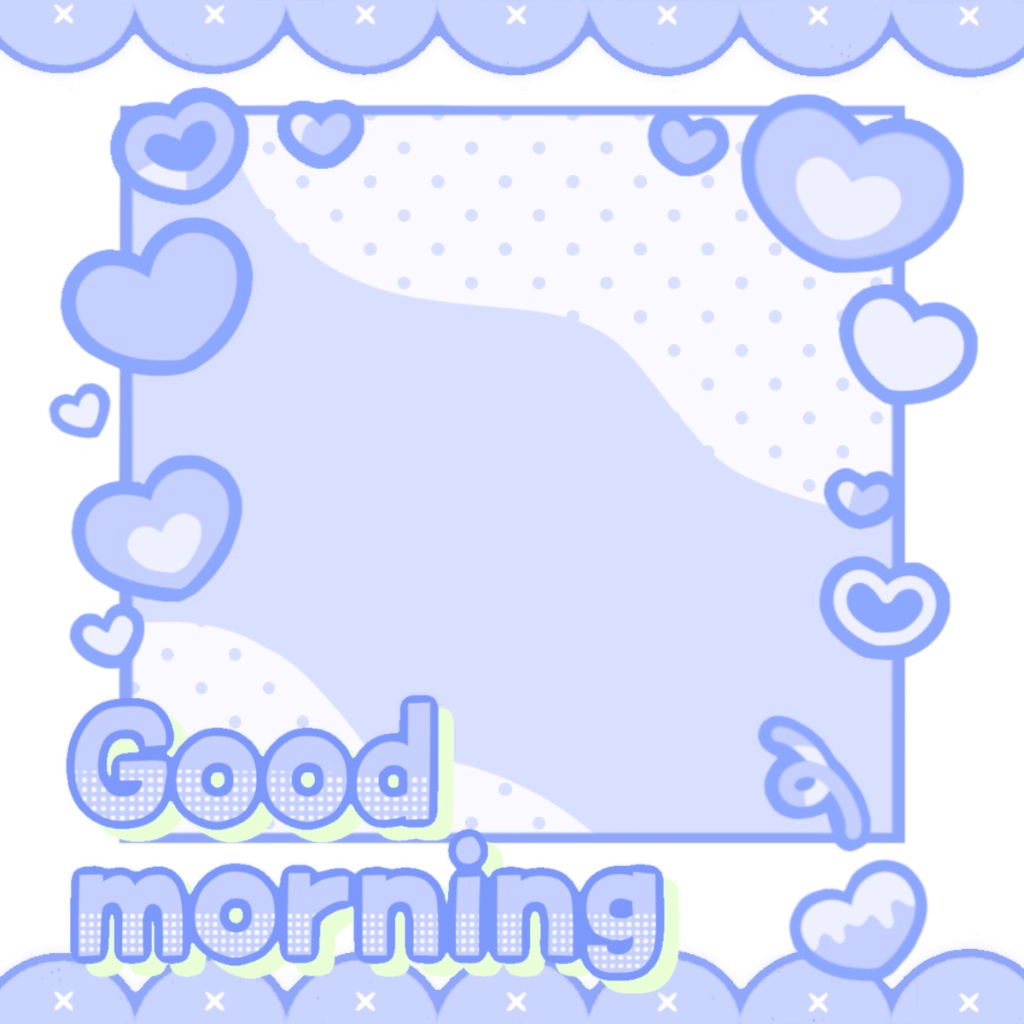 ︎🌟フォロワー限定︎🌟おはようVTuber素材【透過GIF】(12色)