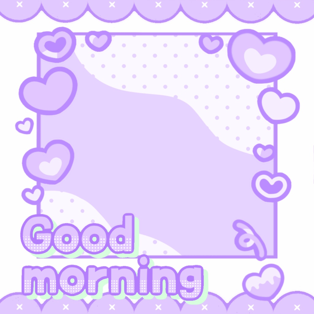 ︎🌟フォロワー限定︎🌟おはようVTuber素材【透過GIF】(12色)
