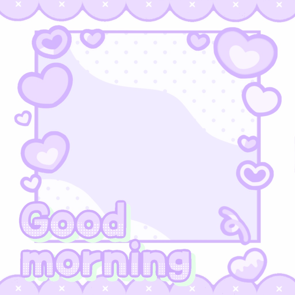 ︎🌟フォロワー限定︎🌟おはようVTuber素材【透過GIF】(12色)