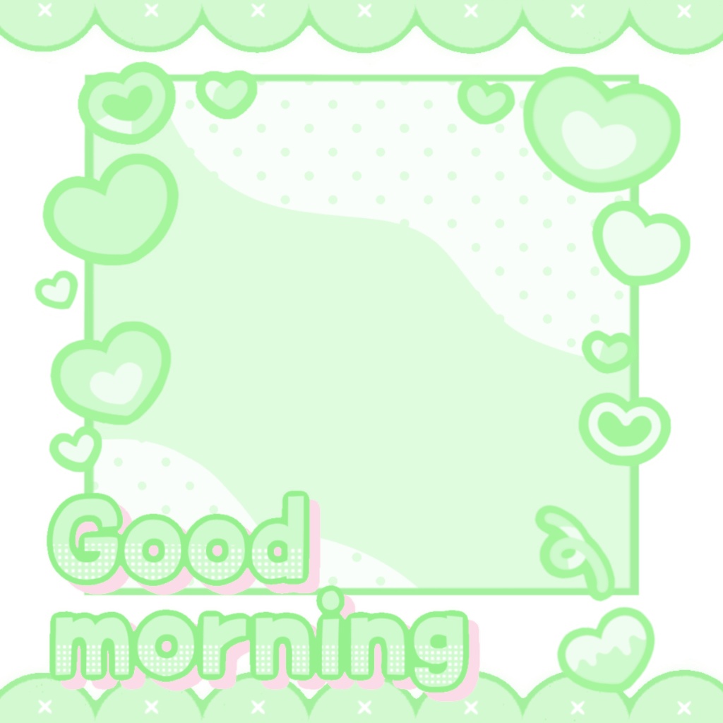 ︎🌟フォロワー限定︎🌟おはようVTuber素材【透過GIF】(12色)