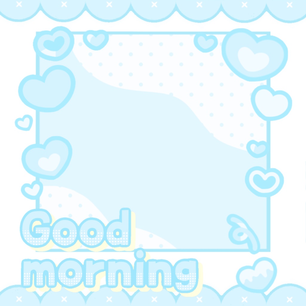 ︎🌟フォロワー限定︎🌟おはようVTuber素材【透過GIF】(12色)