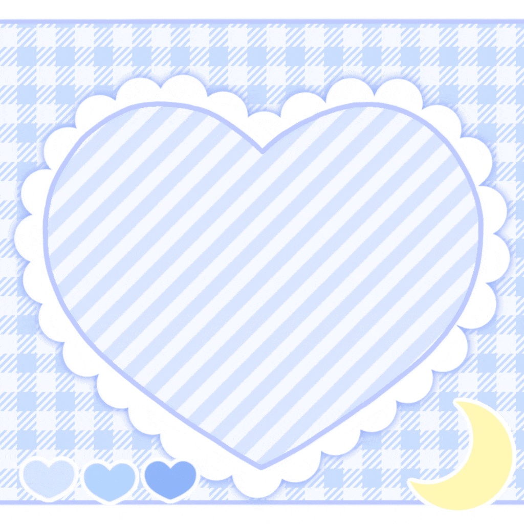 おやすみVTuber素材 GIF (7色)