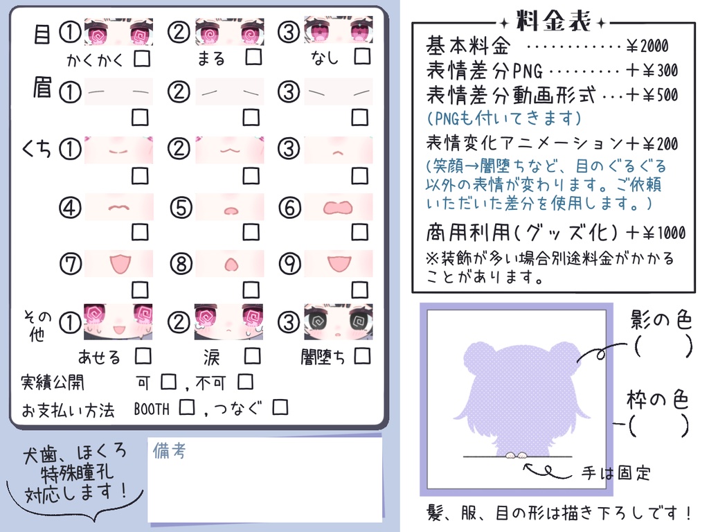 ぐるぐる目イラスト