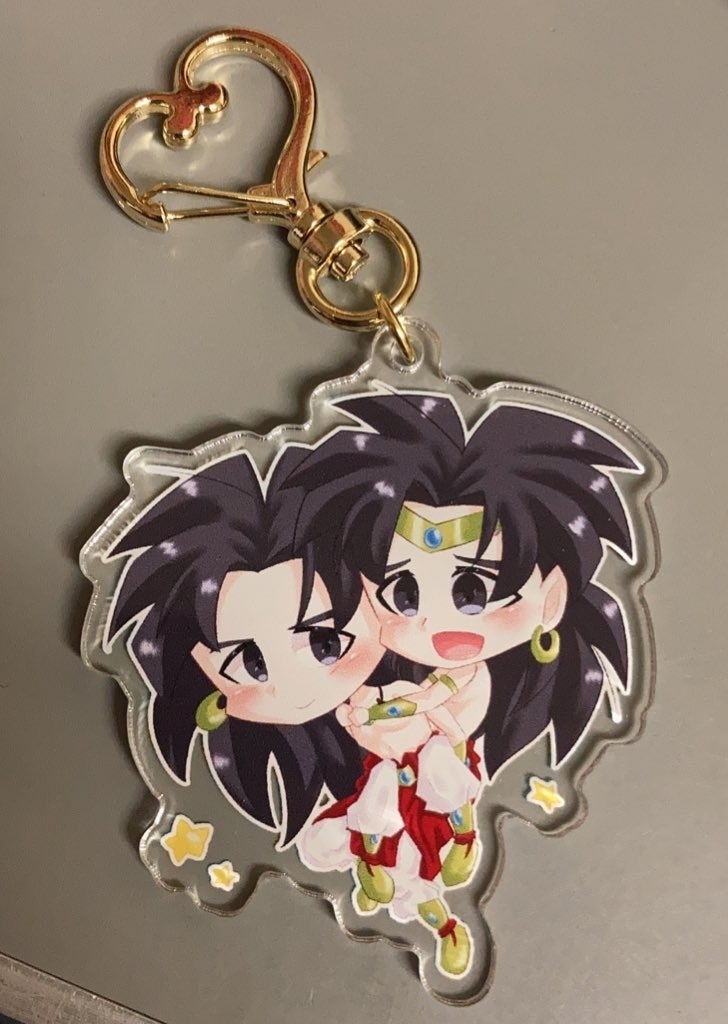 ブロブロ(黒制御)アクリルキーホルダー