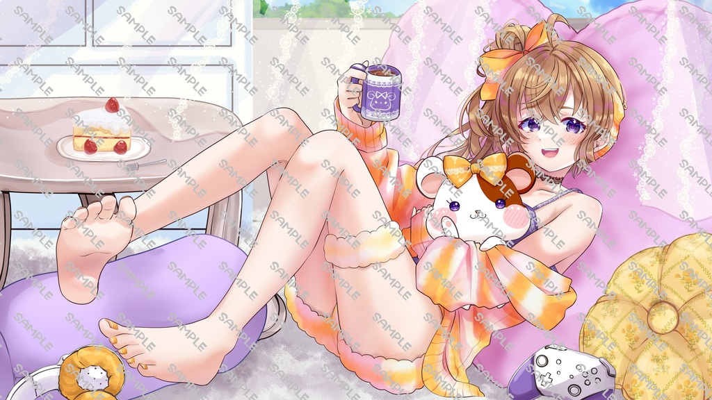Vtuber1年記念PC・タブレット壁紙
