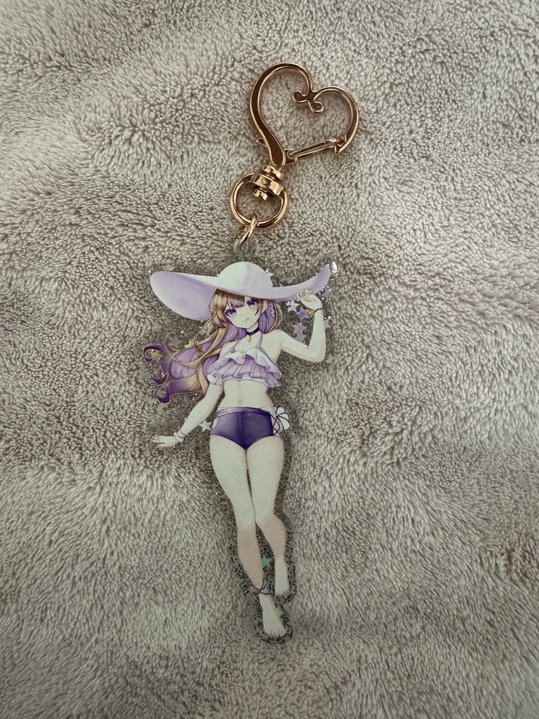 ラメアクリルキーホルダー