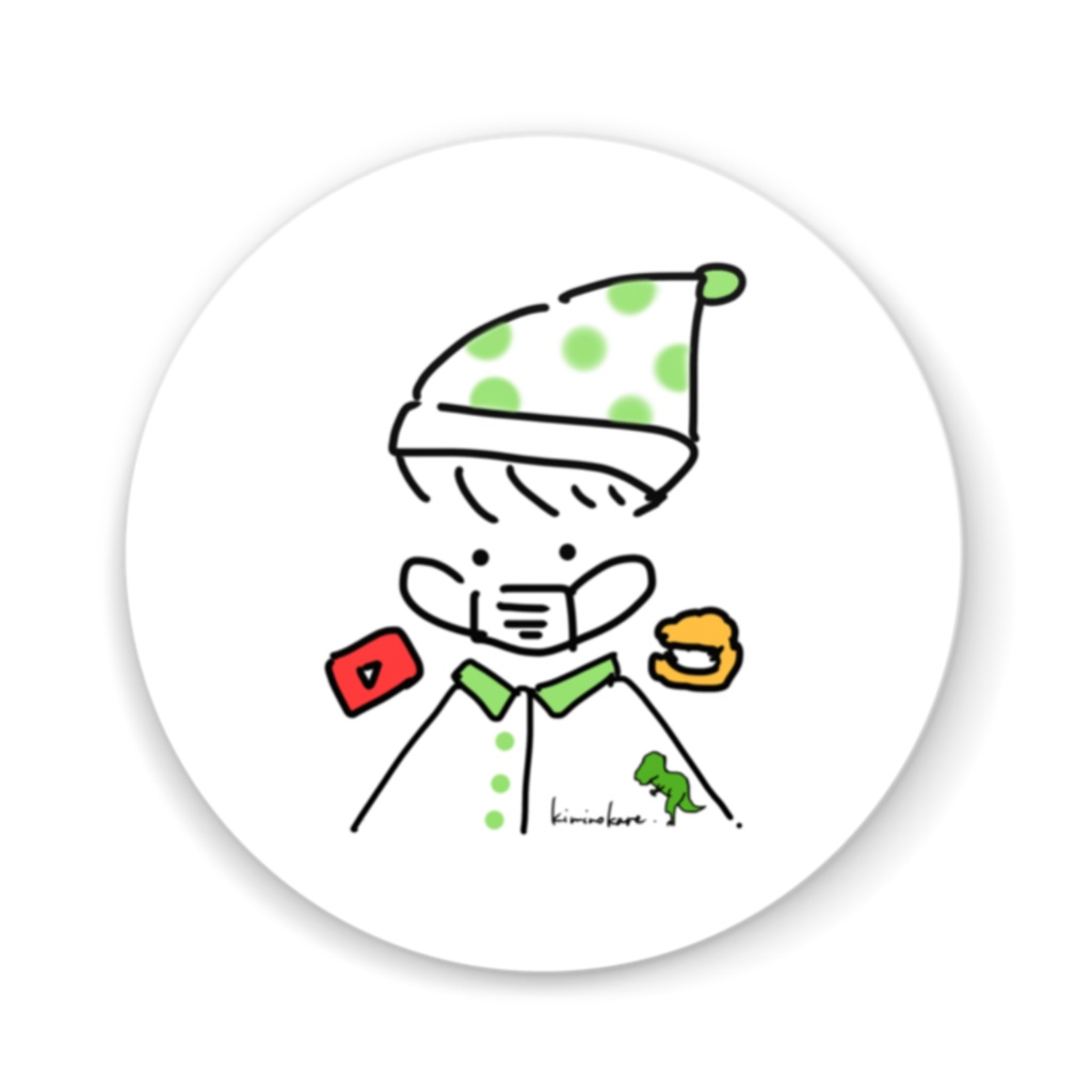 きみのかれファングッズ•缶ミラー